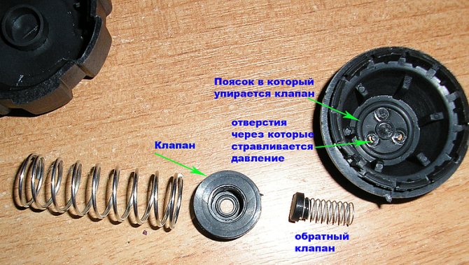 Проверка крышки расширительного бачка