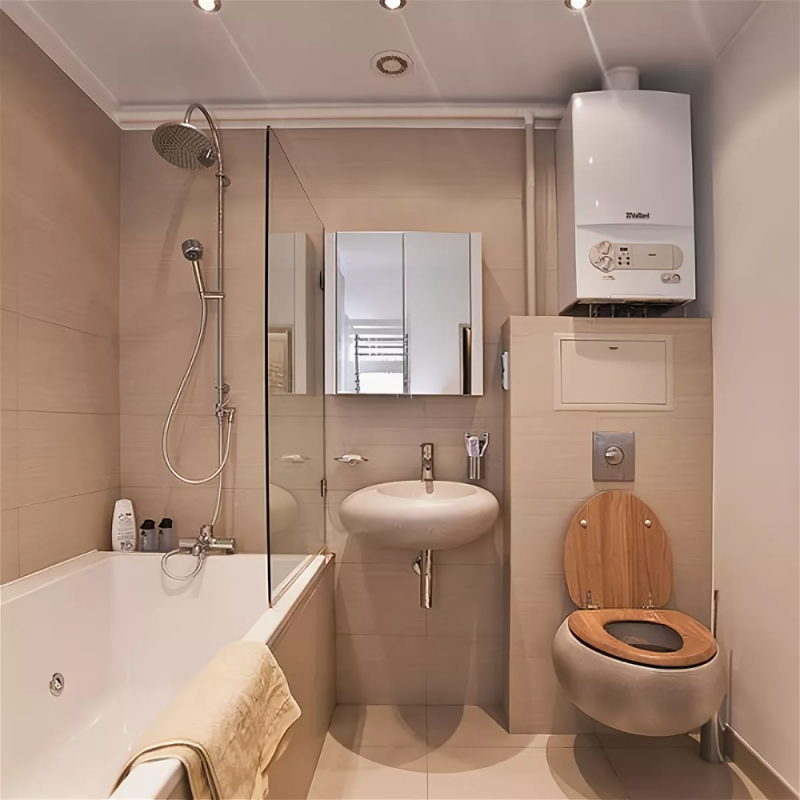 Дизайн маленькой ванной комнаты в хрущевке с фото