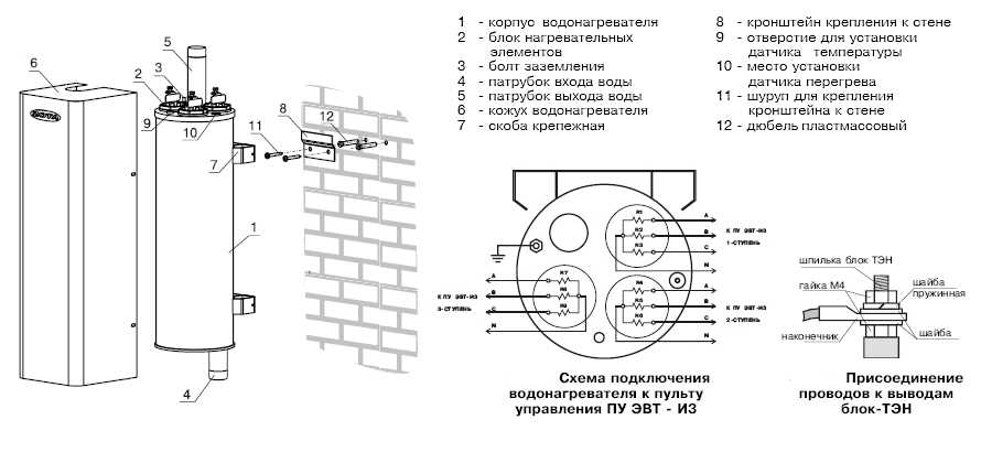 Схема подключения электрического котла к системе отопления