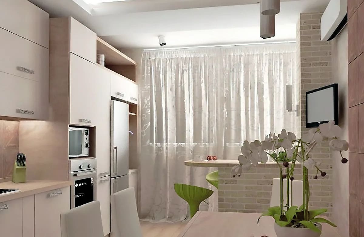 Дизайн кухни 9 кв.м. - 85 фото, красивые интерьеры кухонь, идеи ремонта