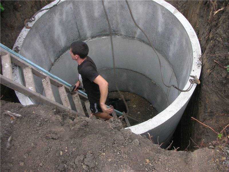 Погреб из бетонных колец: преимущества, недостатки, установка