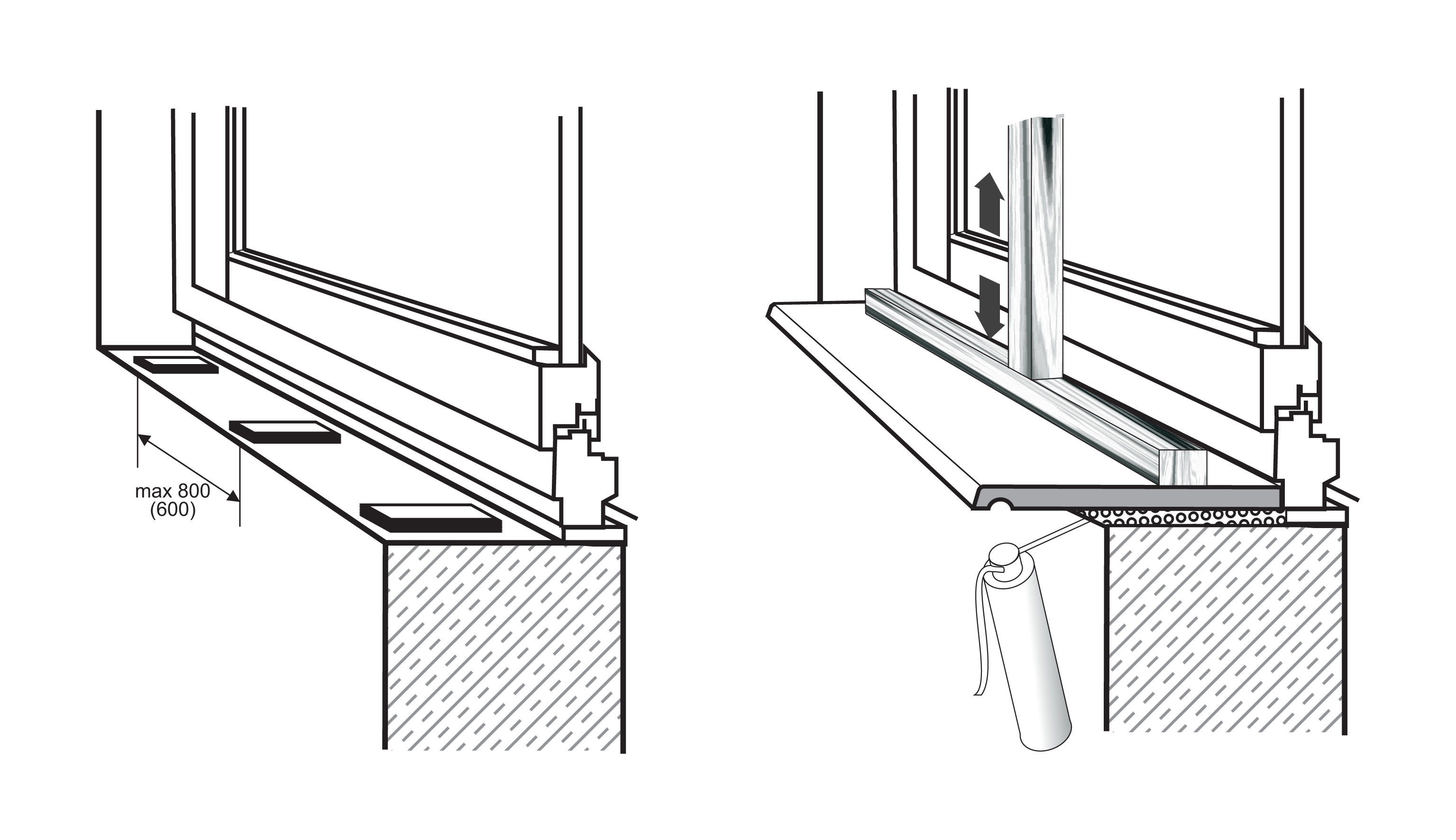 Установка отливов на пластиковые окна – замер и технология монтажа изделий