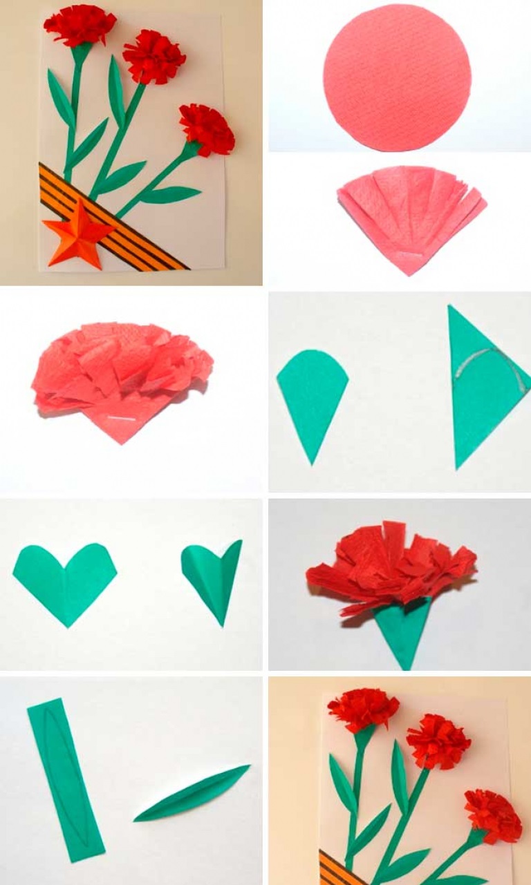 Цветы из салфеток своими руками: пошаговая фото инструкция для начинающих. простые схемы изготовления цветов