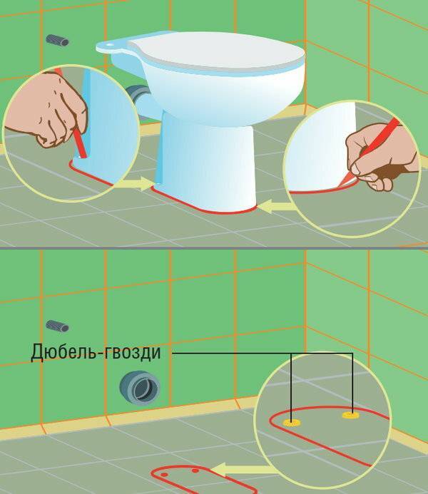 Какой диаметр сверла для установки унитаза