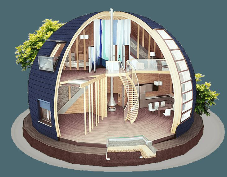Купольный дом: проекты, плюсы и минусы, изготовление своими руками